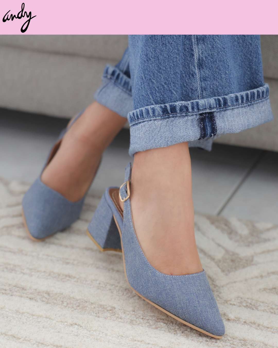 852R Zapatilla Sintético Curri Cielo