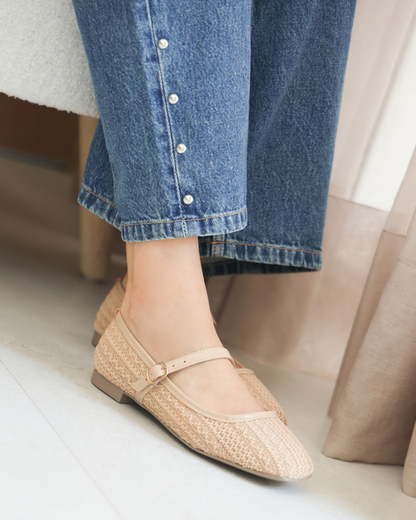 16028 Casual Sintetico Encaje Macrame Capuchino/Darlene Neutro