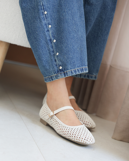 16028 Casual Sintetico Encaje Mayela Latte/Julieta Latte