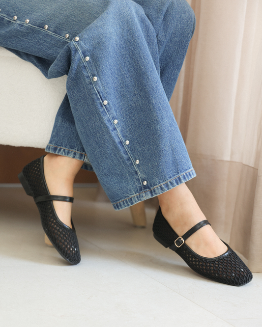 16028 Casual Sintetico Encaje Mayela Negro/Julieta Negro