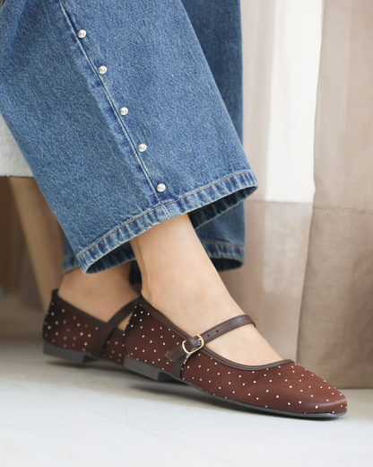 16028 Casual Sintético Satin Piedras Moka/Julieta Moka