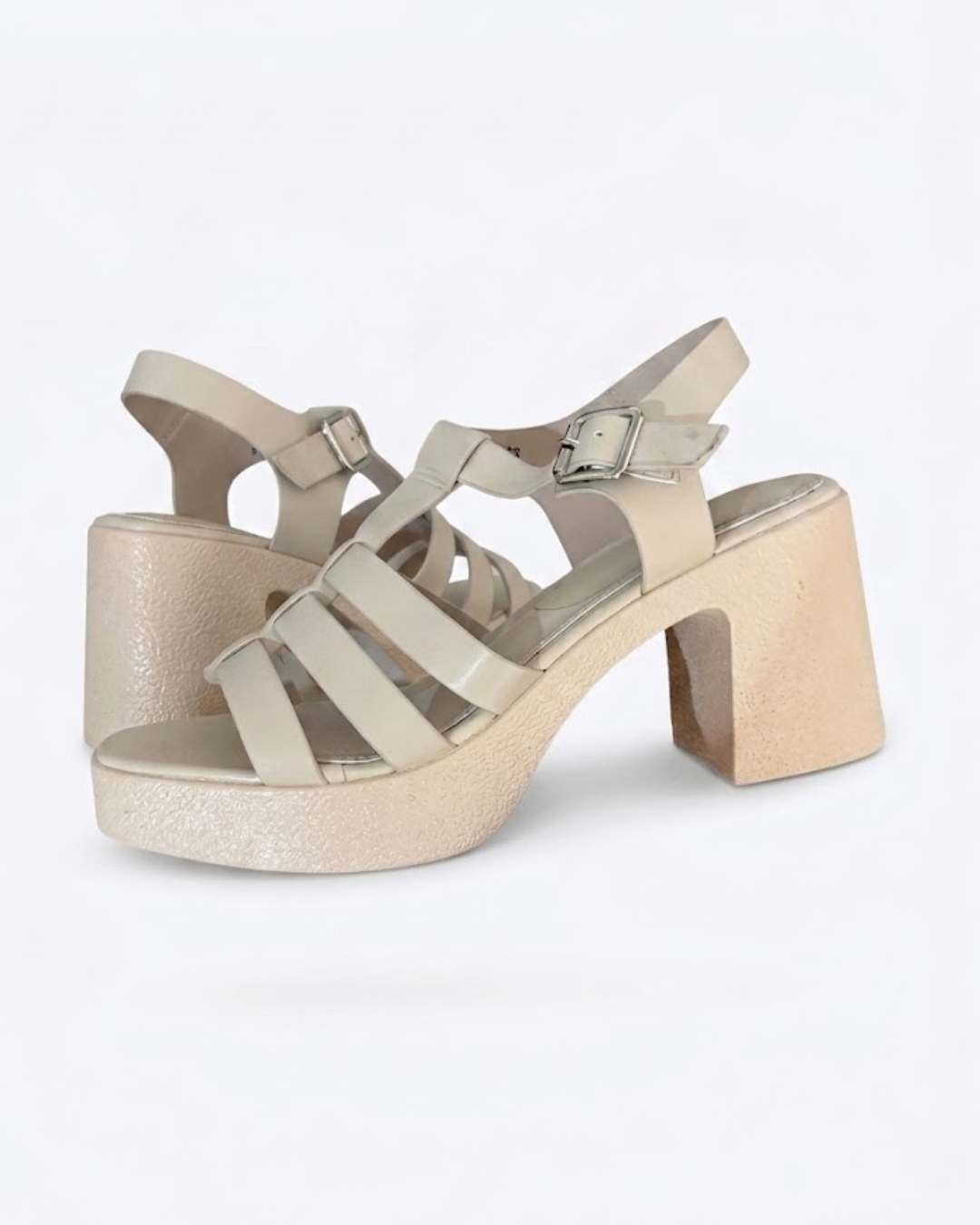 6A Zapatilla Sintético Beige