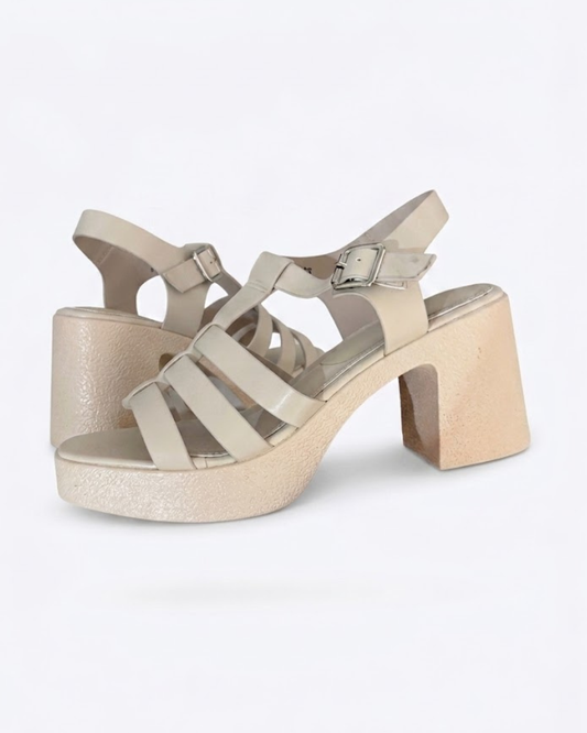 6A Zapatilla Sintético Beige