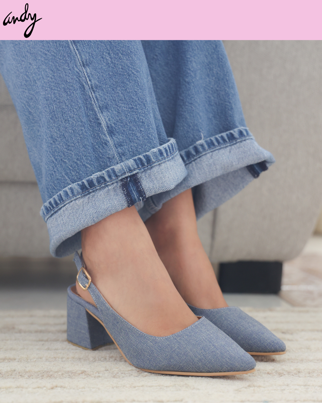 852R Zapatilla Sintético Curri Cielo
