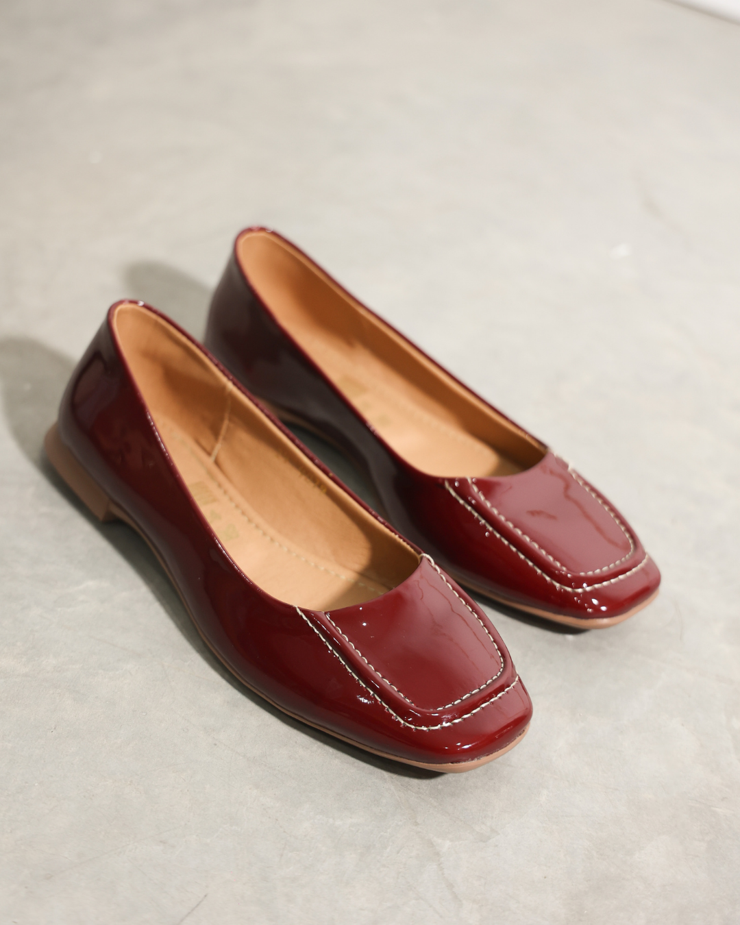 4079R Casual Sintético Charol Vino