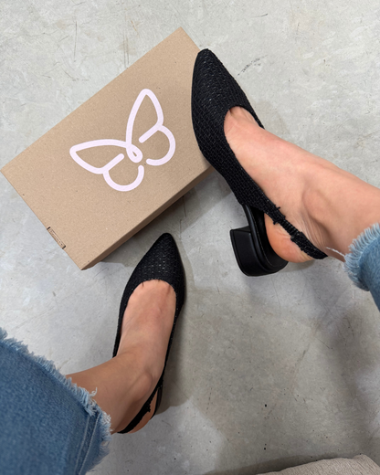 2501R Zapatilla Textil Negro