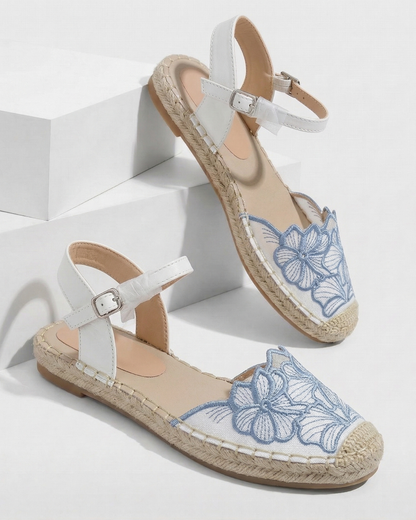 258AR Casual Textil Blanco/Azul