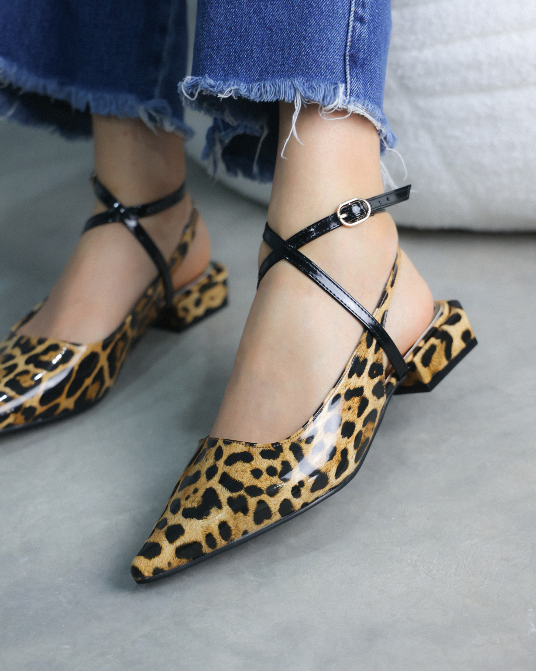 1506L Charol Leopardo Café