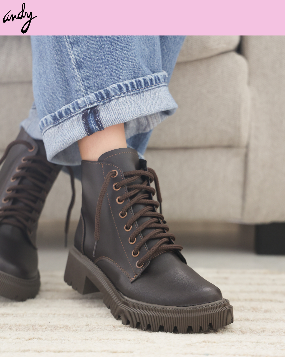 225DF Bota Sintético Floter Café