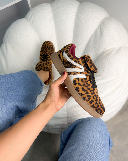 173I Estampado Leopardo Café