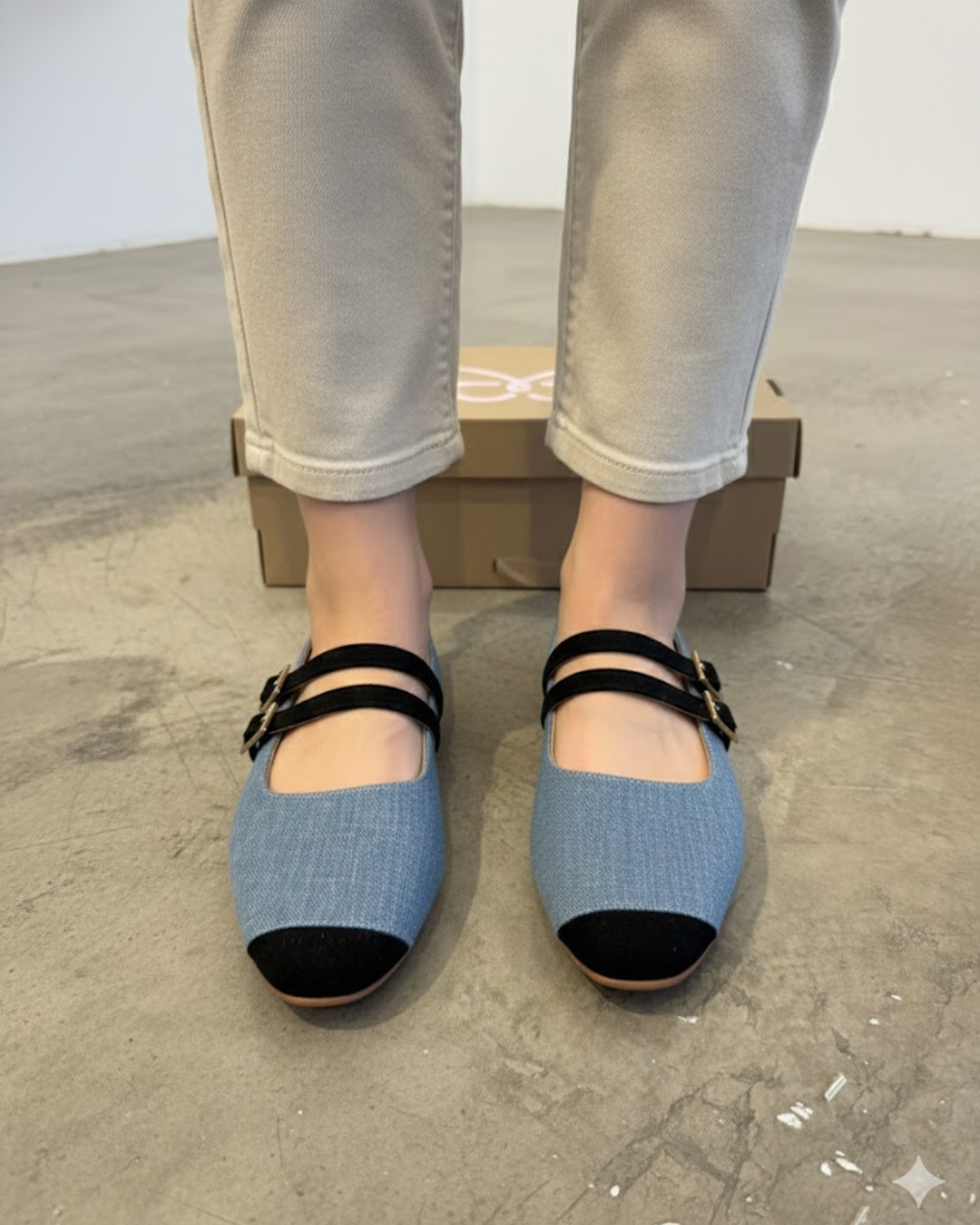 4062RR Zapato Casual Textil Cielo / Durazno negro