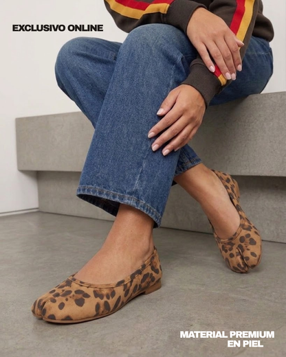 4801R Tabbi zapato estilo japones color animal print hecho con material de alta calidad