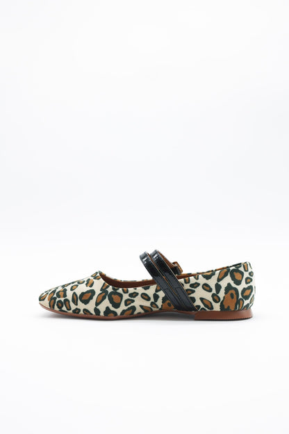 4061RR Leopardo Café/Charol Negro - Mayoreo Calzado Andy2024 CASUAL sin marca