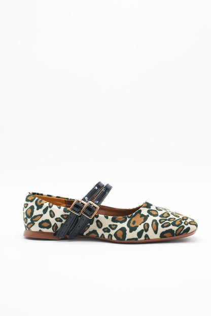 4061RR Leopardo Café/Charol Negro - Mayoreo Calzado Andy2024 CASUAL sin marca