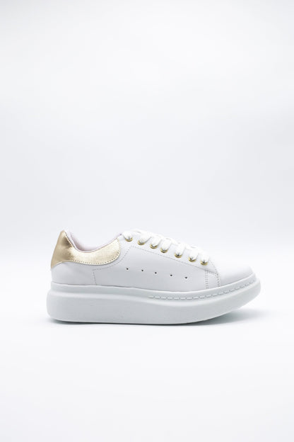 480 Sintético Blanco/Galaxi Oro - Mayoreo Calzado Andy2024 sin marca TENIS