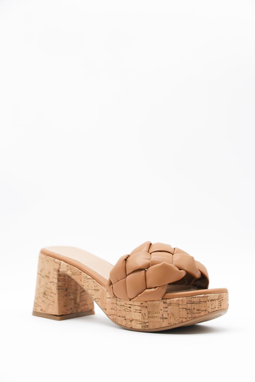 11904 Fiorella Sándalo/Corcho - Mayoreo Calzado Andy2024 sin marca ZAPATILLA