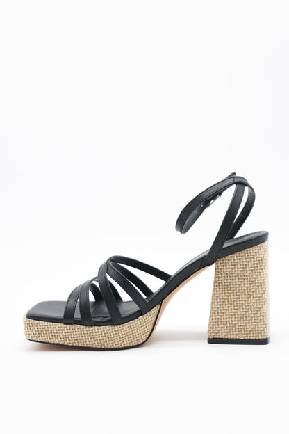 2759 Selma Negro/Yute Natural - Mayoreo Calzado Andy2024 sin marca ZAPATILLA