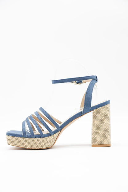 3753 Curri Azul/Yute Natural - Mayoreo Calzado Andy2024 sin marca ZAPATILLA