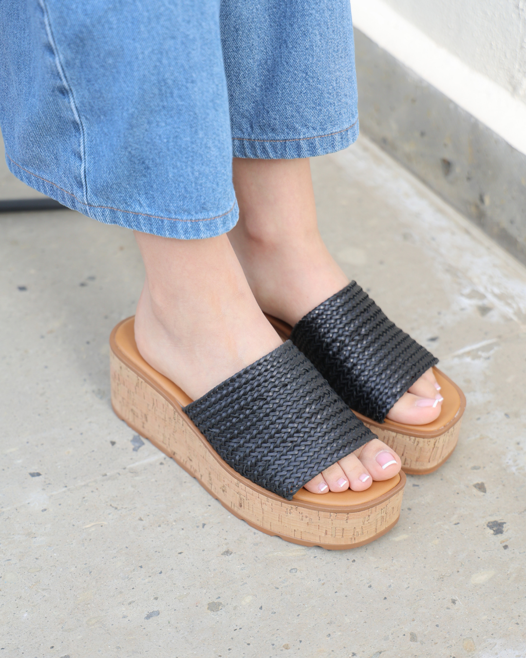 204I Sandalia Sintético Negro