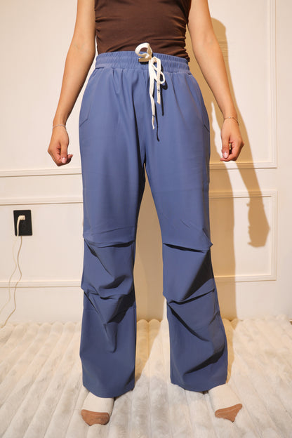 1850 pantalon holgado liso azul