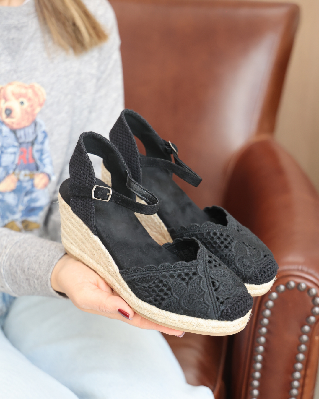 212I Casual Textil Negro