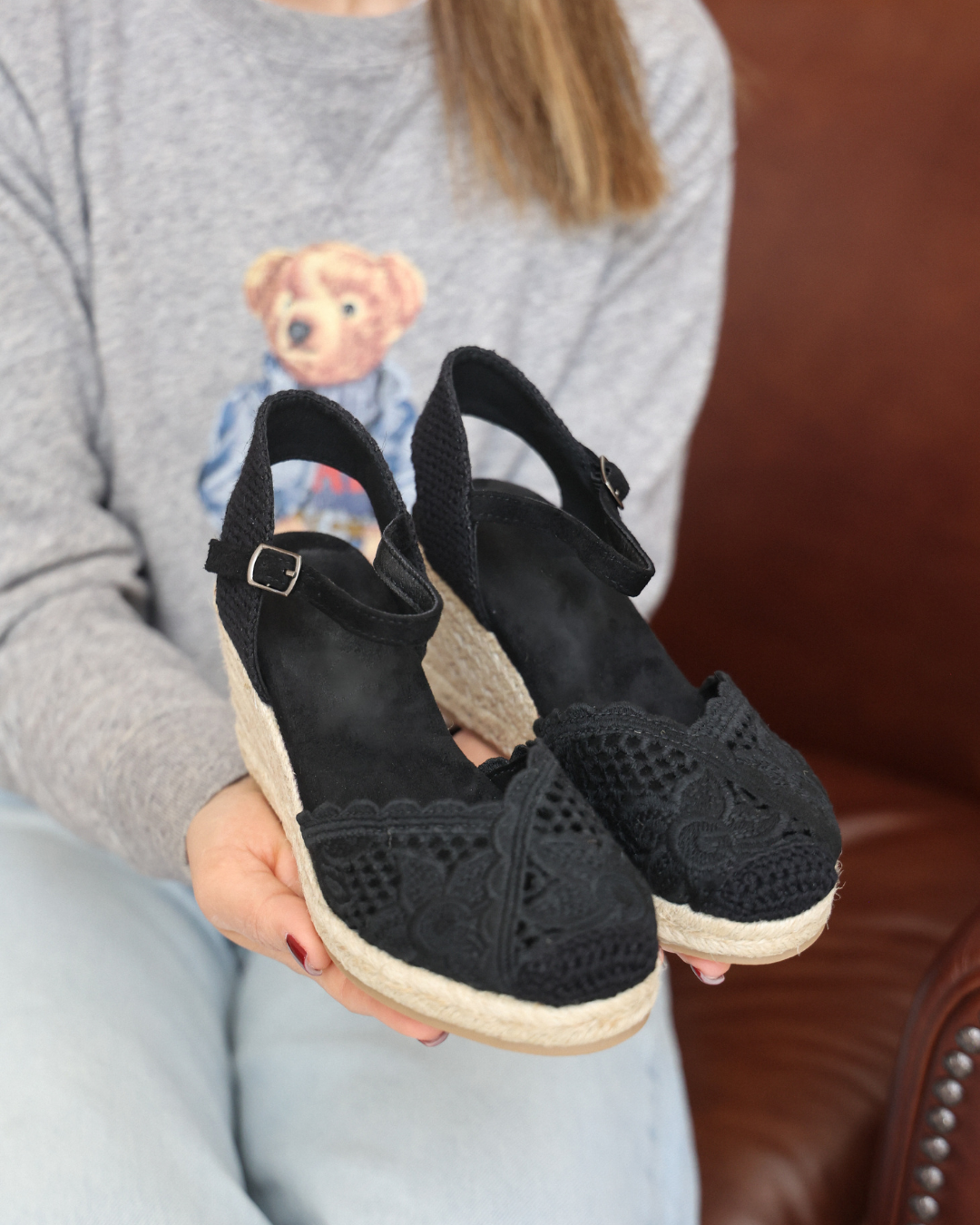 212I Casual Textil Negro