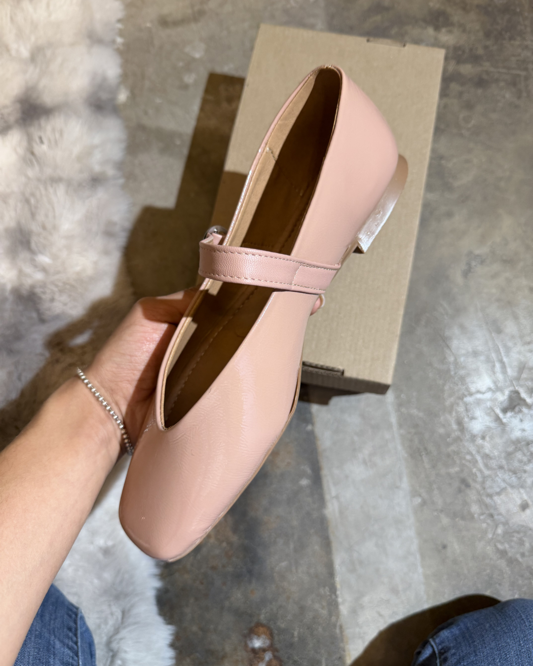 4078R Casual Sintético Charol Ruga Nutty