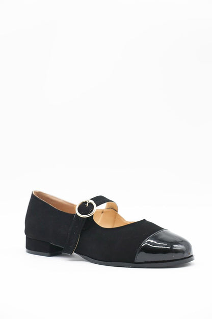 232003JO Buck Negro/Charol Negro