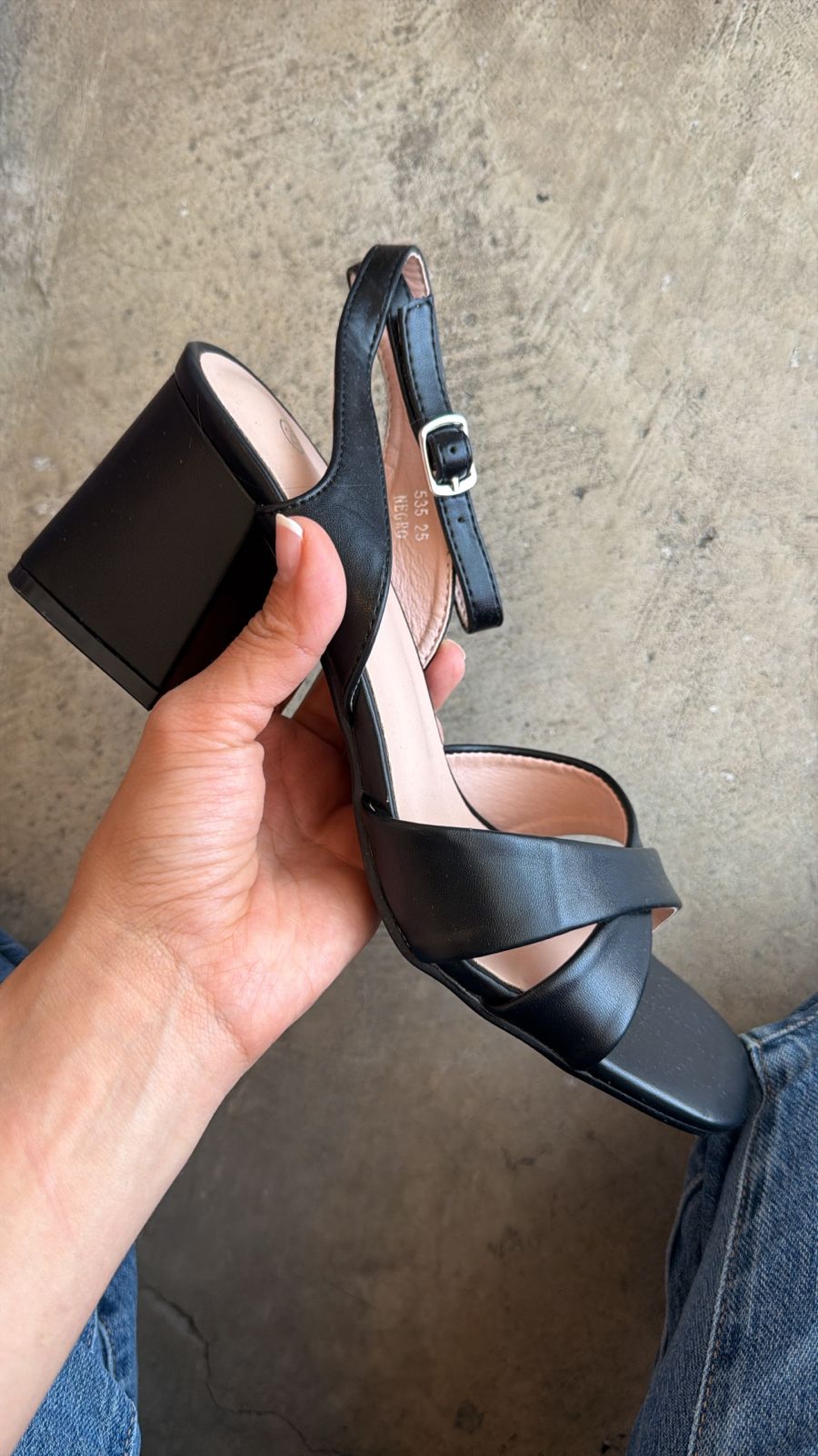 535A Zapatilla Sintetico Negro