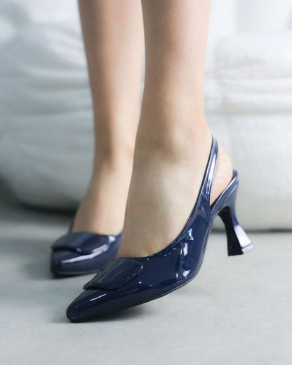 241G Zapatilla Sintético Charol Marino