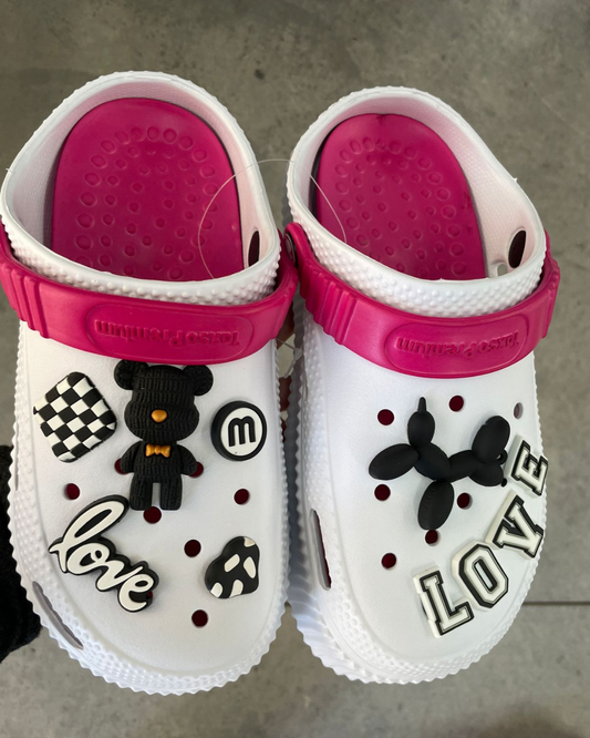 TS211 Sandalia Sintético Blanco/Fiusha