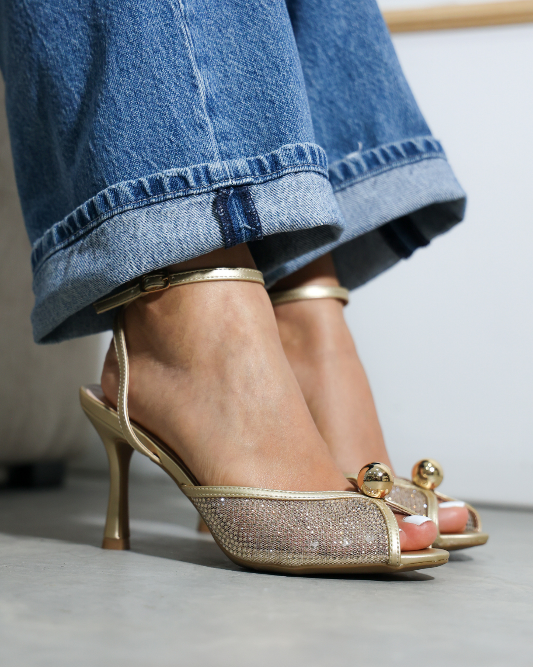 248AR Zapatilla Sintético Oro