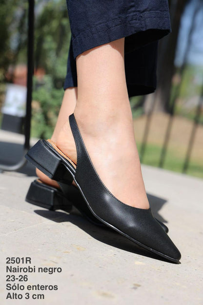 2501R Zapatilla Sintético Nairobi Negro