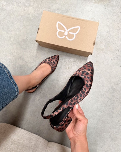 2501R Zapatilla Sintético Estampado Café