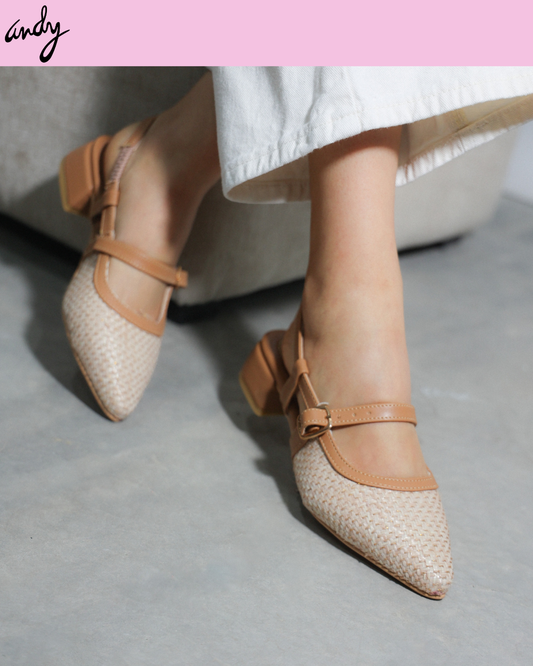 2503R Zapatilla Textil Yute Natural/Nairobi Sándalo
