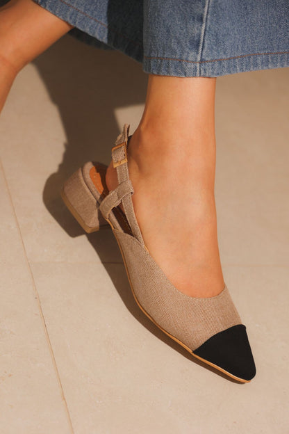 2505R Zapatilla Sintético Curri Crudo/Durazno Negro