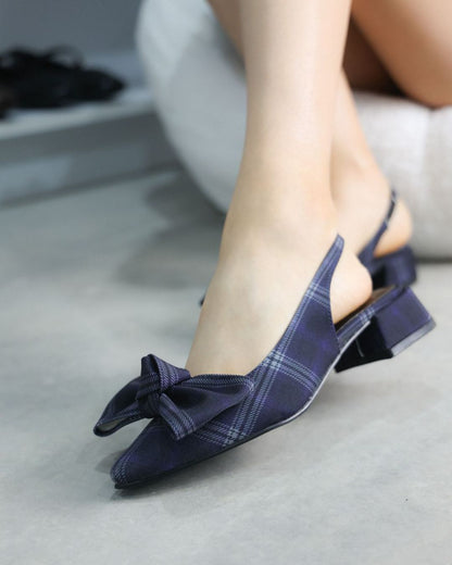 2519R Zapatilla Sintético Textil Escoces Marino