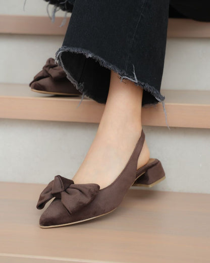 2519R Zapatilla Sintético Terciopelo Cocoa