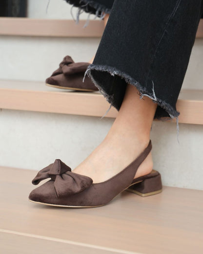 2519R Zapatilla Sintético Terciopelo Cocoa