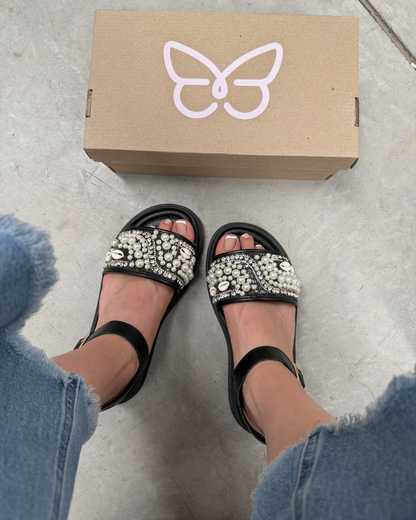 60007 Sandalia Sintético Oasis Negro