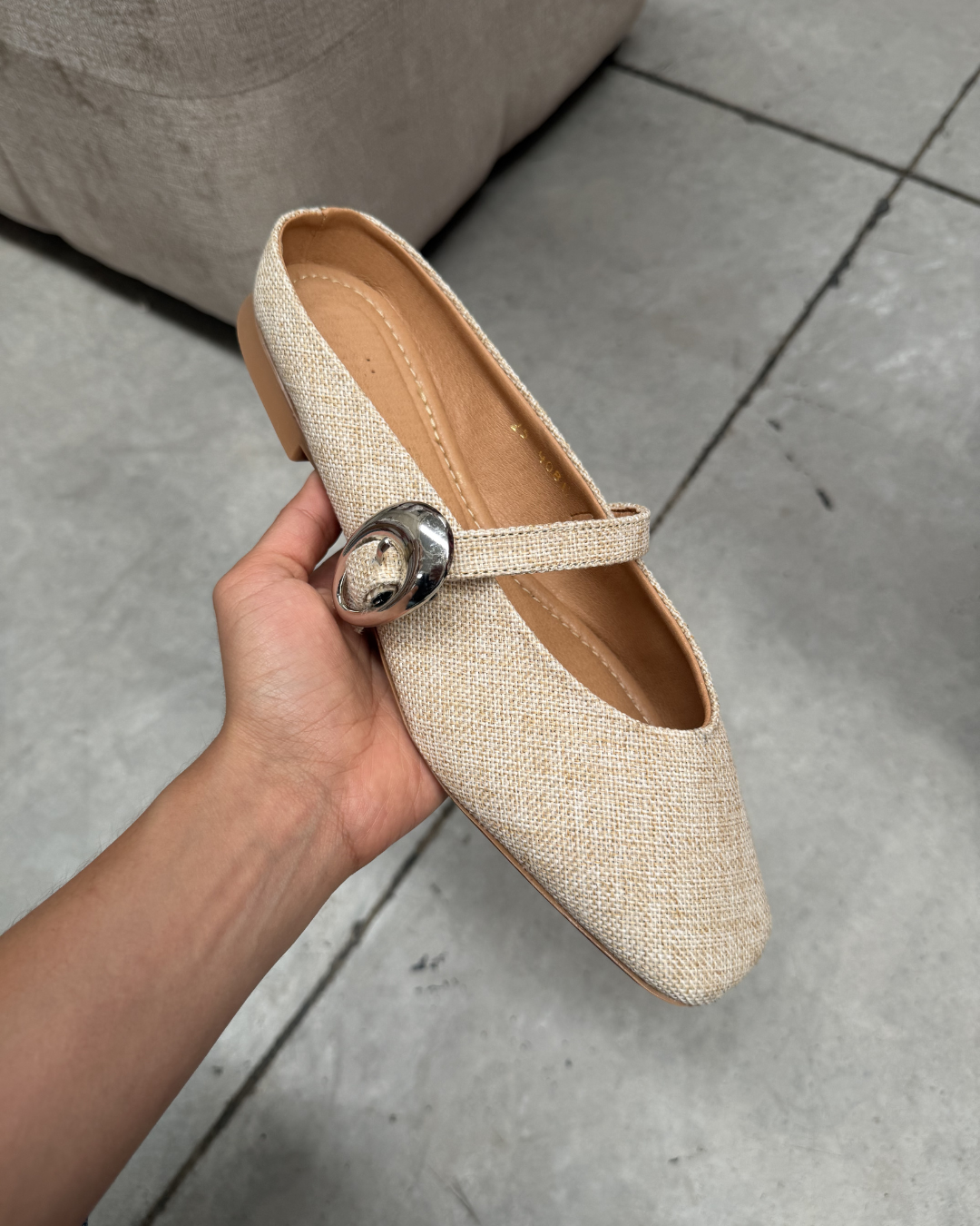 4081R Casual Sintético Curri Natural