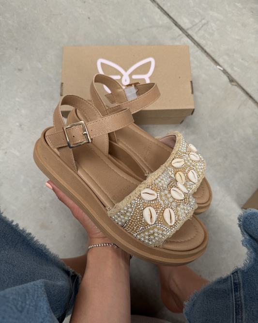 60007 Sandalia Sintético Oasis Beige
