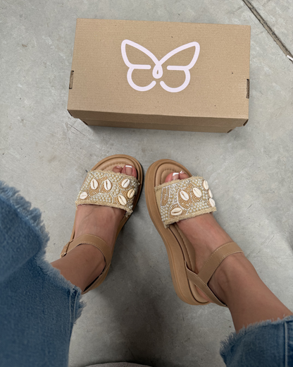 60007 Sandalia Sintético Oasis Beige