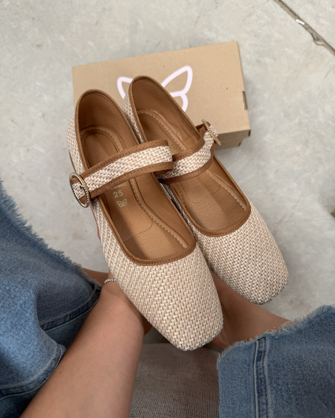 4070 Casual Sintético Yute Natural