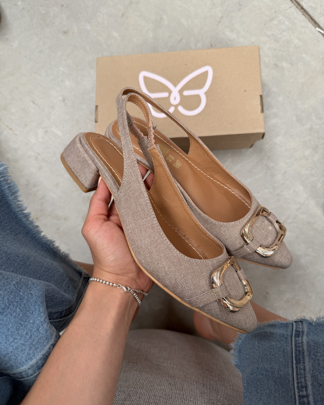2522R Zapatilla Textil Curri Crudo