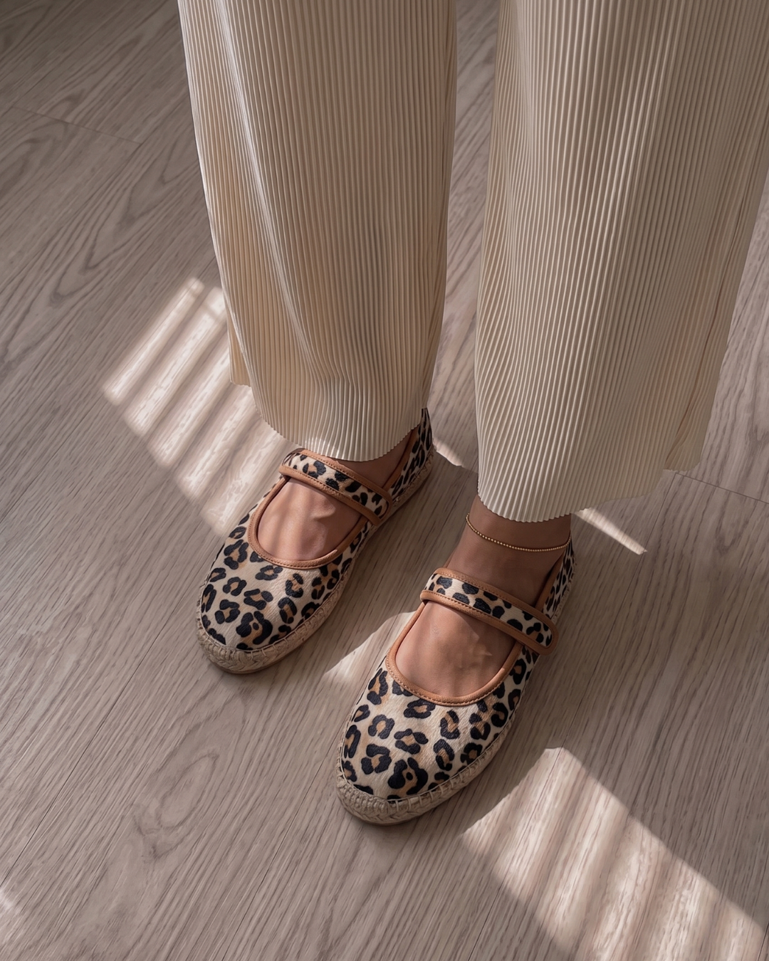 2200R Casual Sintético Leopardo Beige