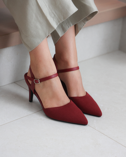 277AR Zapatilla Sintético Textil Vino