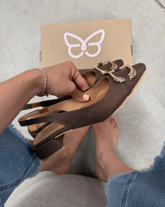 2522R Zapatilla Textil Curri Café Bitono