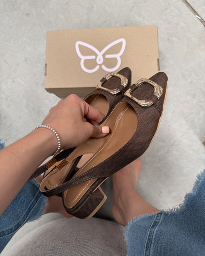 2522R Zapatilla Textil Curri Café Bitono
