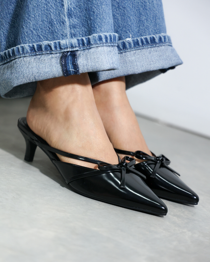 282AR Zapatilla Sintético Charol Negro